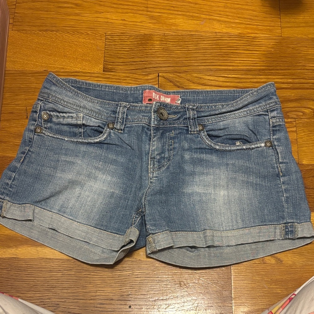 Bershka Classic Blue Jean Shorts